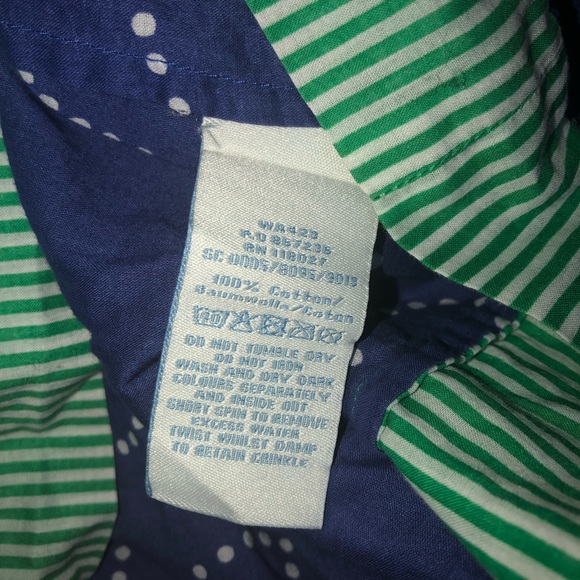 Boden Purple And Green Tunic Top / Dress Size 6 - Picture 8 of 8